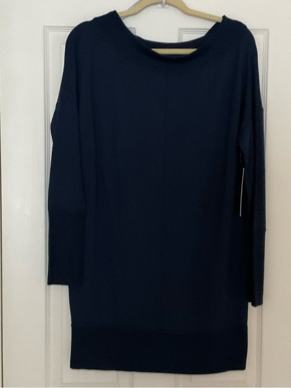 Athleta Navy Crewneck Tunic Sweater
